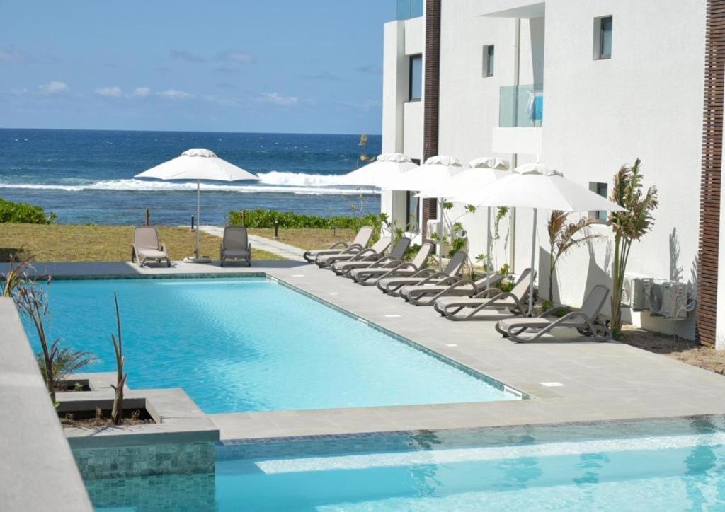 Eastern Blue Beachfront Luxury Apartment Poste Lafayette Buitenkant foto